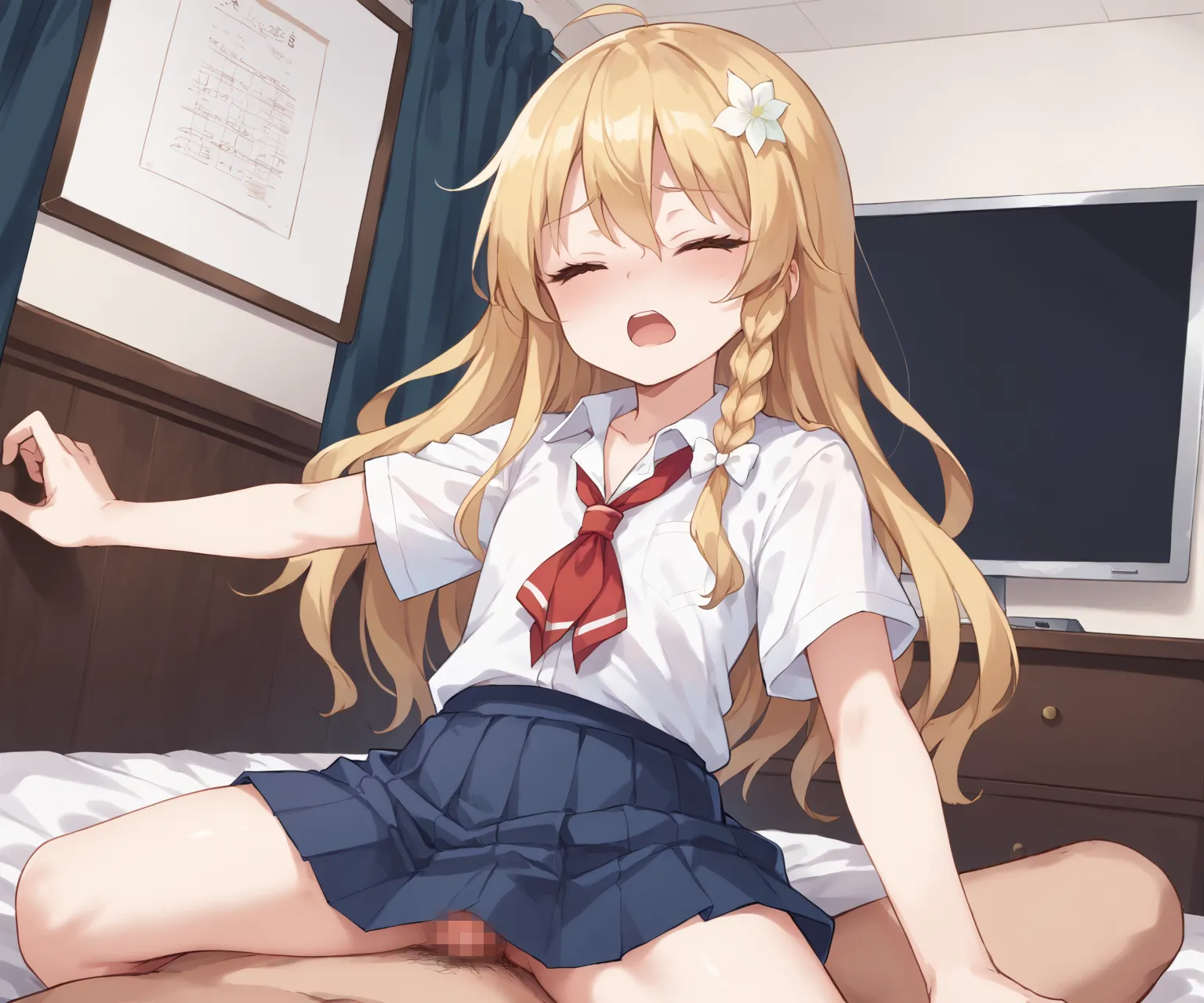 紅夢の魔法使いさんの霧雨魔理沙ちゃんAIイラストエロ画像382枚まとめ！(2ページ目)の16枚目の画像です。