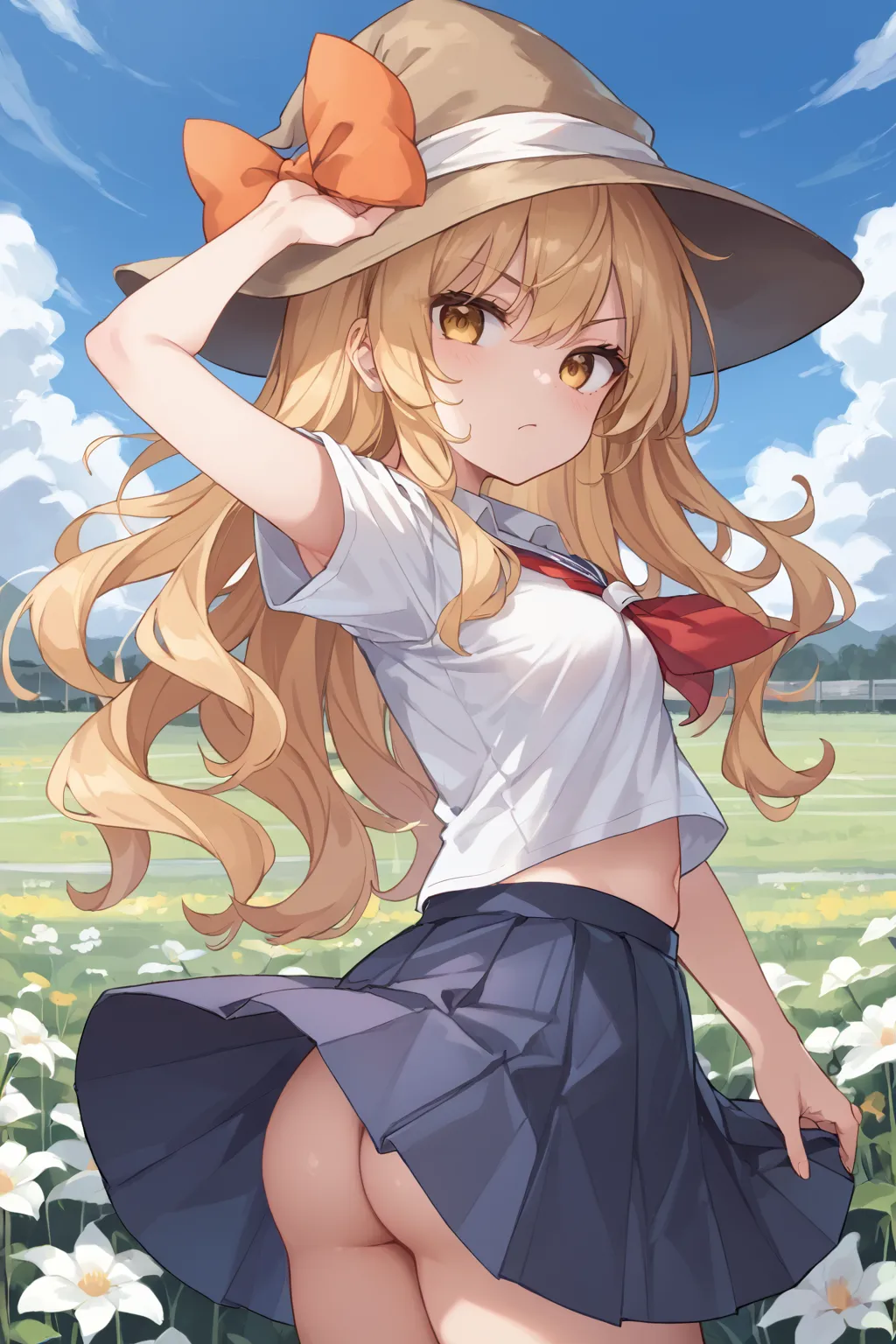 紅夢の魔法使いさんの霧雨魔理沙ちゃんAIイラストエロ画像382枚まとめ！(3ページ目)の22枚目の画像です。