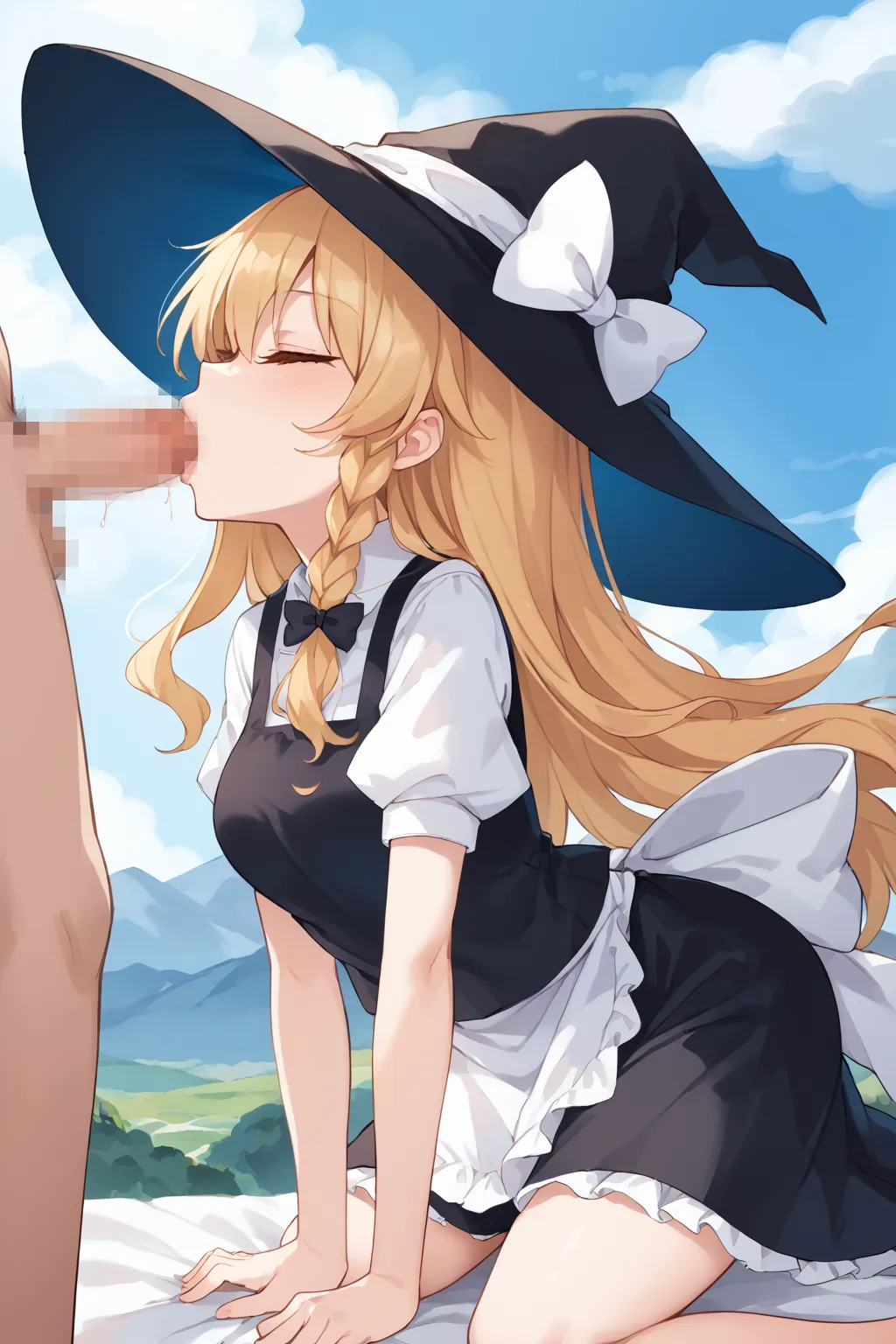 紅夢の魔法使いさんの霧雨魔理沙ちゃんAIイラストエロ画像382枚まとめ！(4ページ目)の2枚目の画像です。