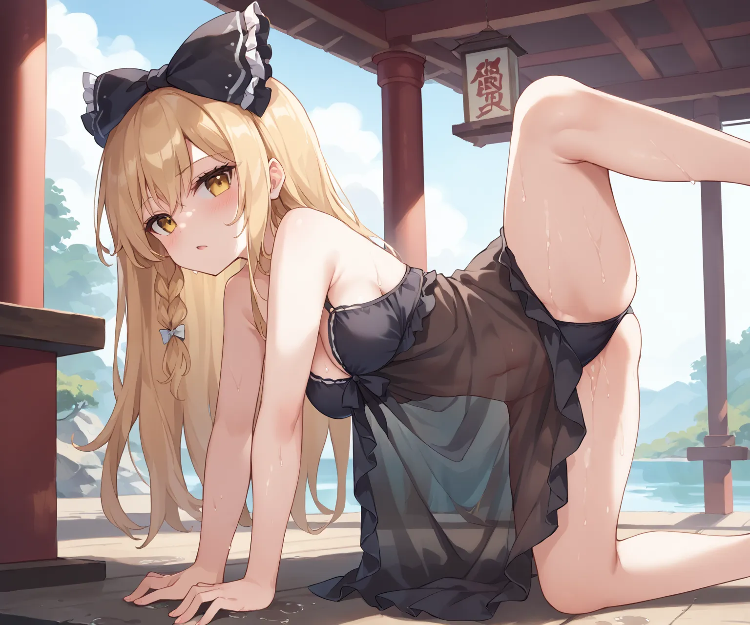 紅夢の魔法使いさんの霧雨魔理沙ちゃんAIイラストエロ画像382枚まとめ！(4ページ目)の11枚目の画像です。