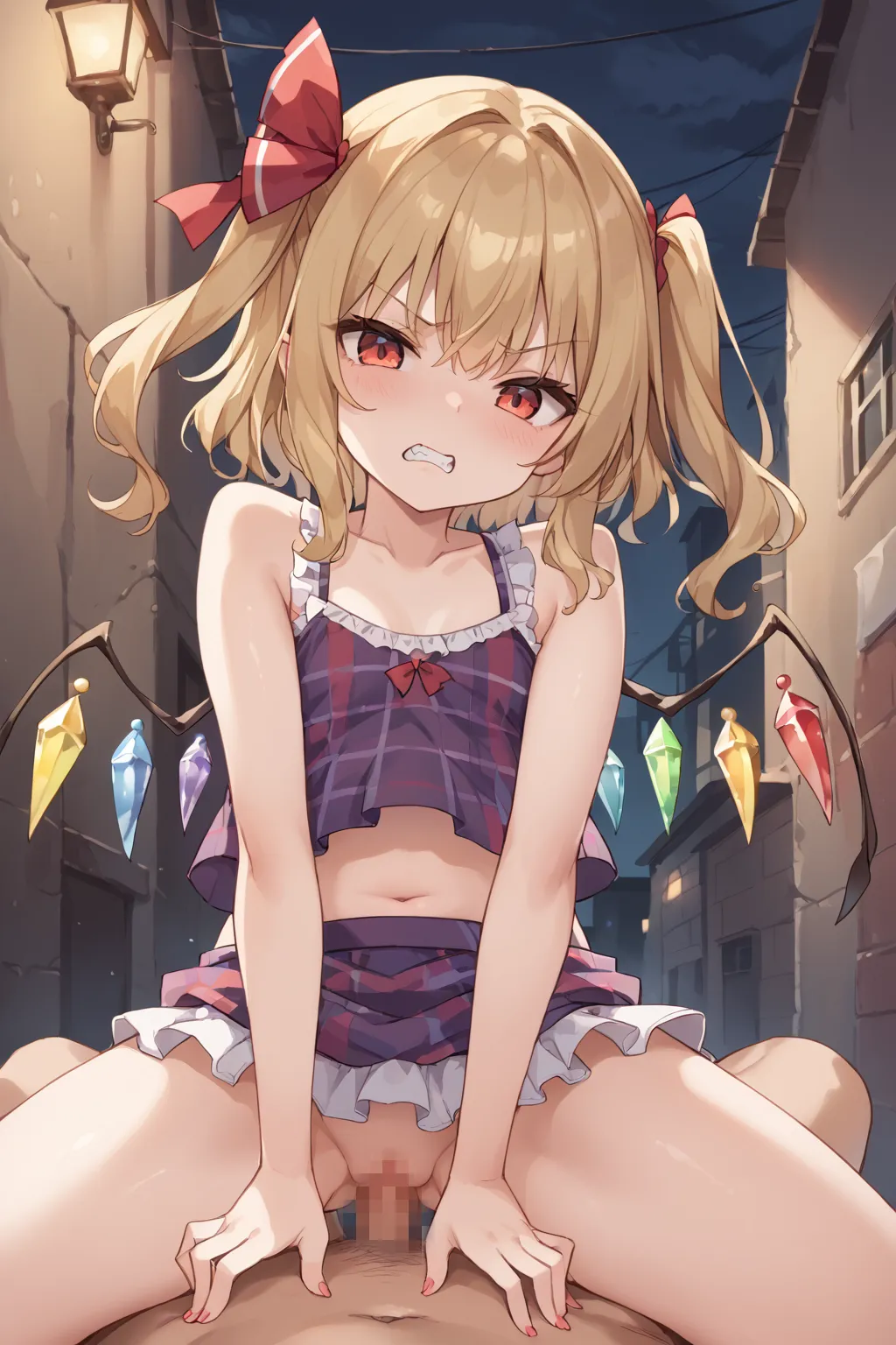 紅魔館の妹様吸血鬼のフランドール・スカーレットちゃんAIイラストエロ画像376枚まとめ！(5ページ目) 37張圖片
