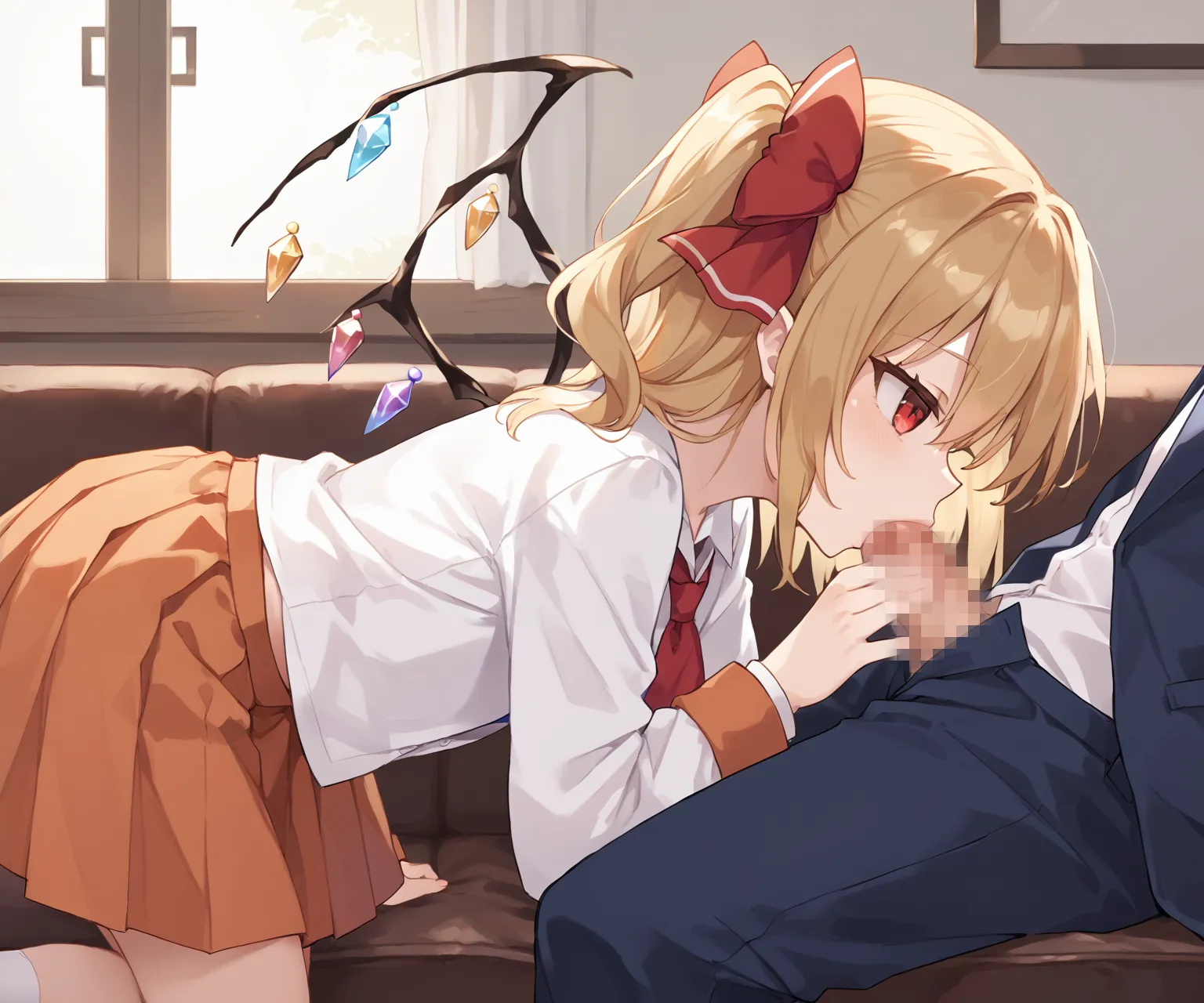 紅魔館の妹様吸血鬼のフランドール・スカーレットちゃんAIイラストエロ画像376枚まとめ！(5ページ目) 4張圖片