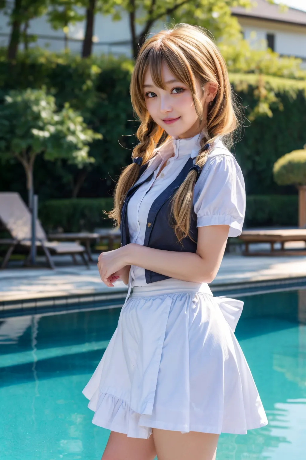 可愛い美少女たちが魔理沙ちゃんのコスプレをしてくれたAIエロ画像240枚まとめ！(2ページ目)の38枚目の画像です。