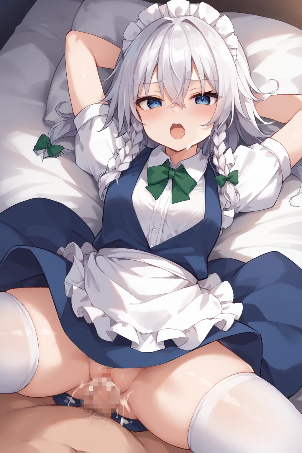 紅魔館のメイドさん十六夜咲夜ちゃんAIイラストエロ画像360枚まとめ！(5ページ目)の14枚目の画像です。