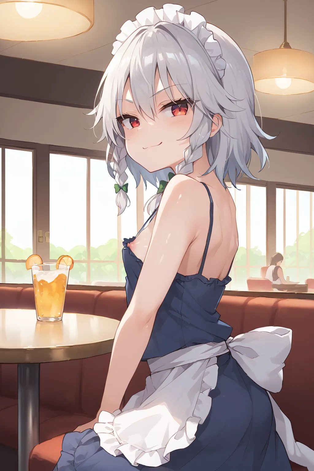 紅魔館のメイドさん十六夜咲夜ちゃんAIイラストエロ画像360枚まとめ！(5ページ目)の19枚目の画像です。