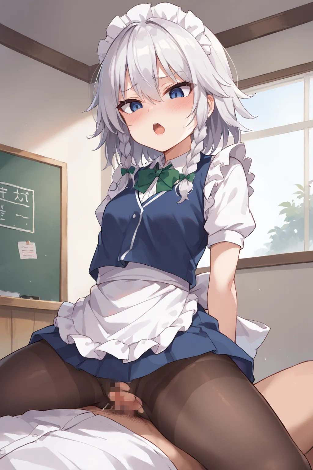 紅魔館のメイドさん十六夜咲夜ちゃんAIイラストエロ画像360枚まとめ！(8ページ目)の15枚目の画像です。