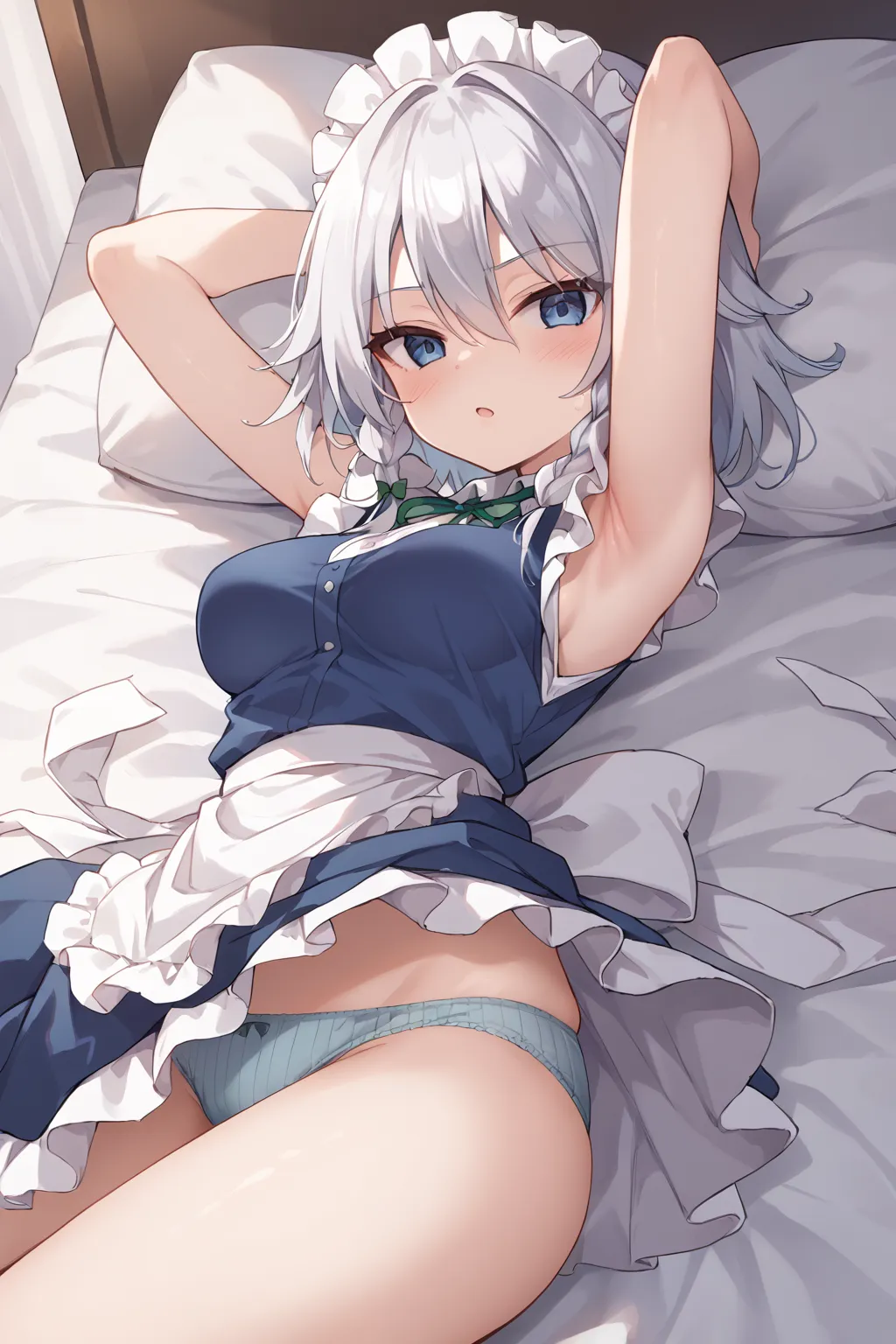 紅魔館のメイドさん十六夜咲夜ちゃんAIイラストエロ画像360枚まとめ！(8ページ目)の31枚目の画像です。