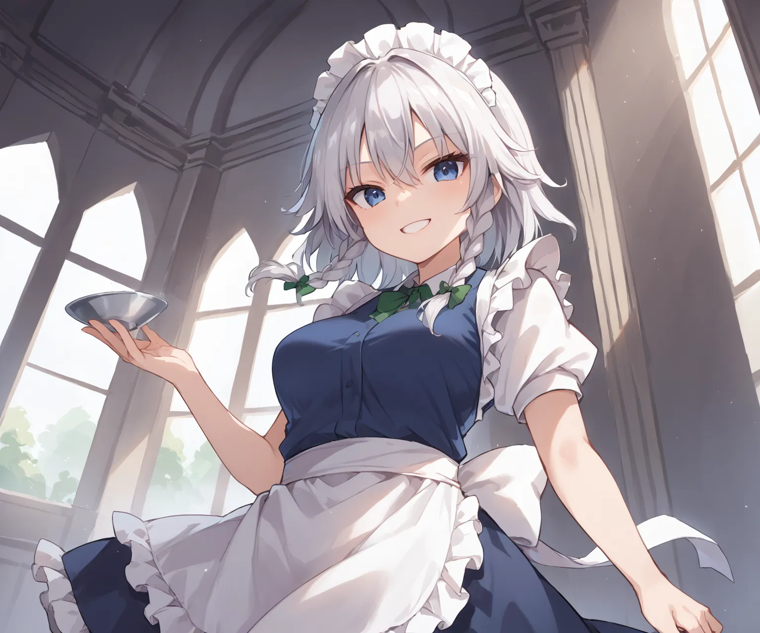 紅魔館のメイドさん十六夜咲夜ちゃんAIイラストエロ画像360枚まとめ！(9ページ目)の2枚目の画像です。
