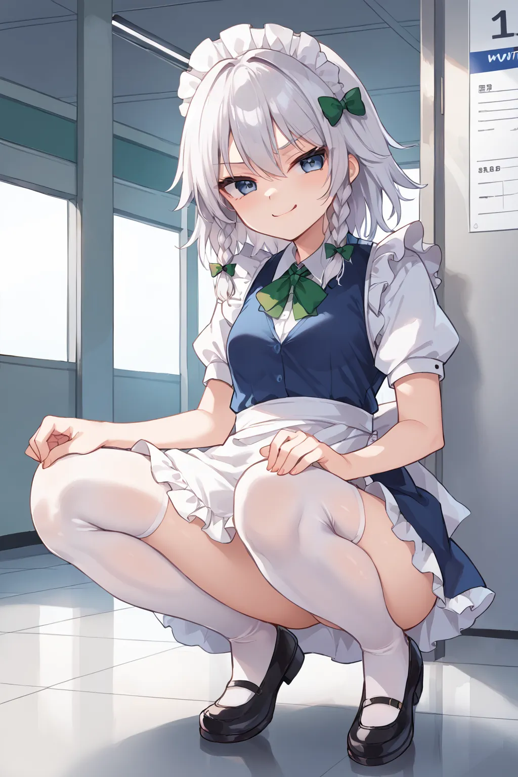 紅魔館のメイドさん十六夜咲夜ちゃんAIイラストエロ画像360枚まとめ！(2ページ目)の10枚目の画像です。