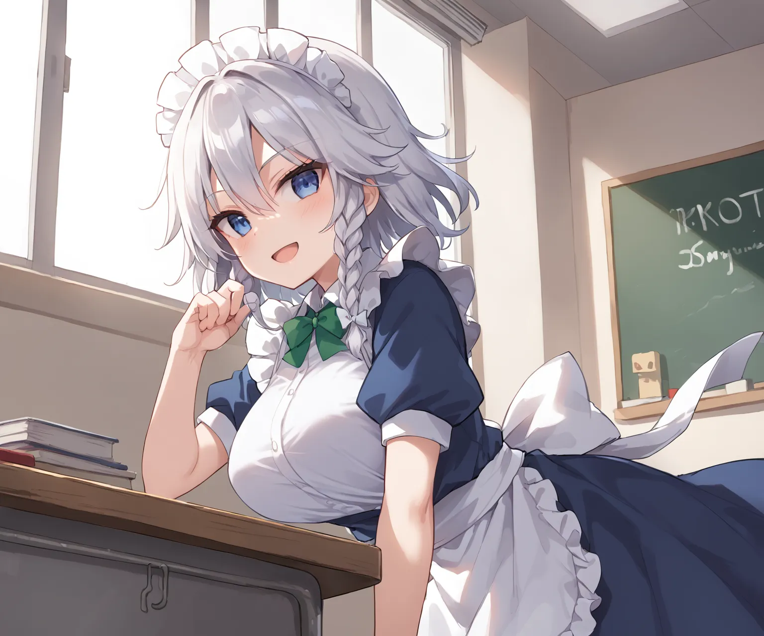 紅魔館のメイドさん十六夜咲夜ちゃんAIイラストエロ画像360枚まとめ！(2ページ目)の22枚目の画像です。