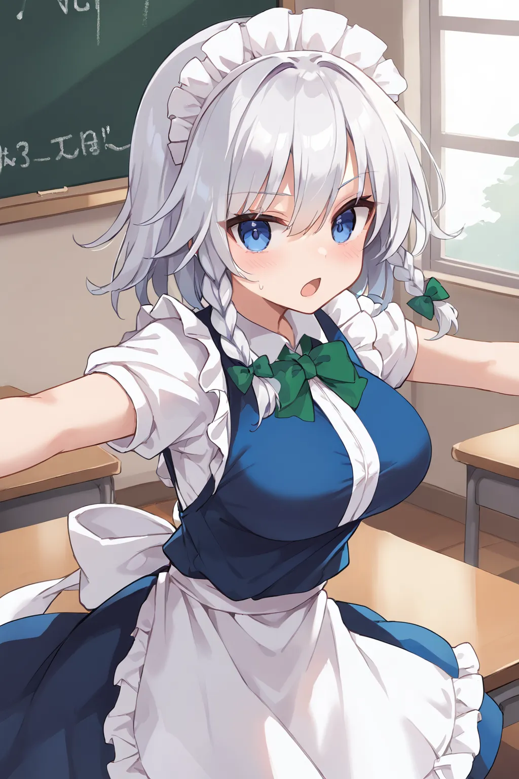 紅魔館のメイドさん十六夜咲夜ちゃんAIイラストエロ画像360枚まとめ！(2ページ目)の27枚目の画像です。