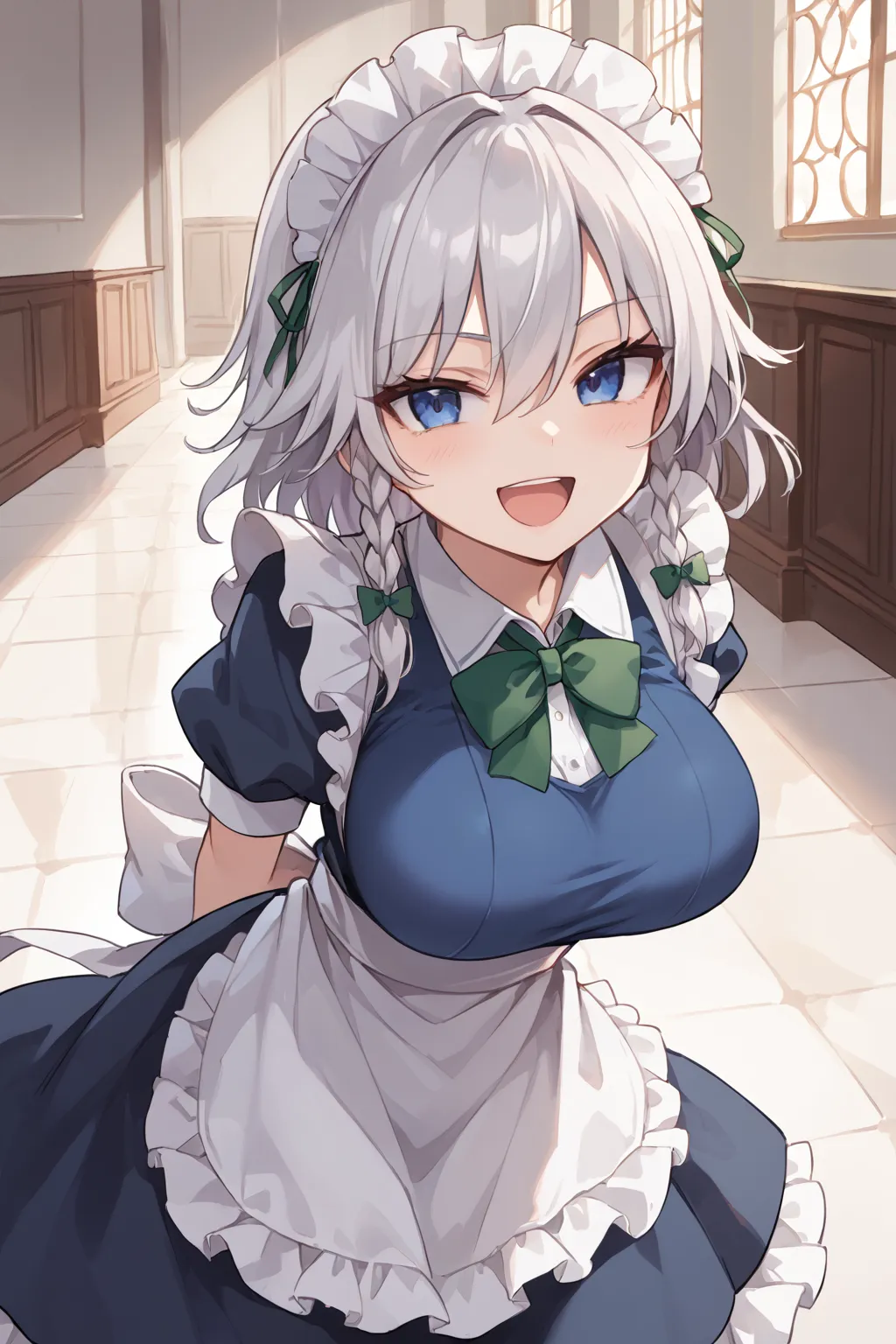 紅魔館のメイドさん十六夜咲夜ちゃんAIイラストエロ画像360枚まとめ！(5ページ目)の3枚目の画像です。