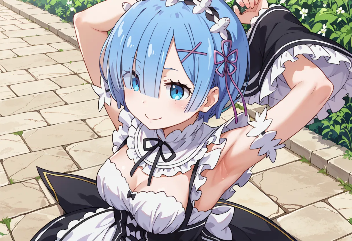 リゼロに登場するレムちゃんのエッチなAIイラスト画像400枚まとめ！(6ページ目)の9枚目の画像です。