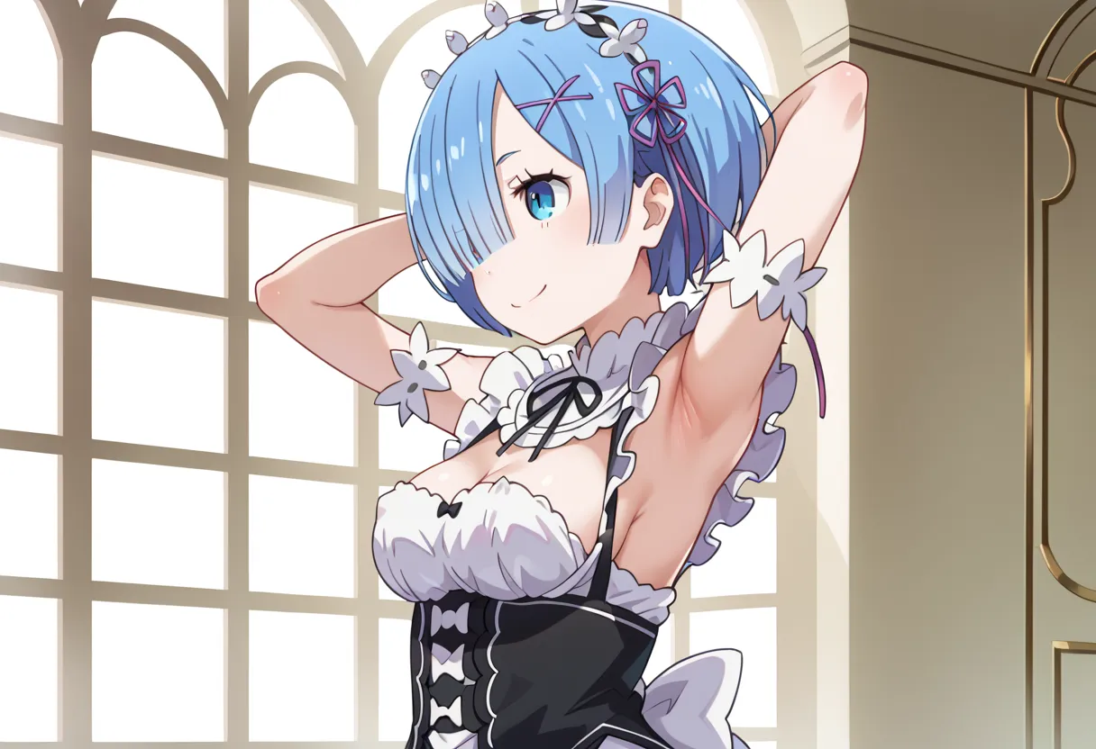 リゼロに登場するレムちゃんのエッチなAIイラスト画像400枚まとめ！(6ページ目)の35枚目の画像です。
