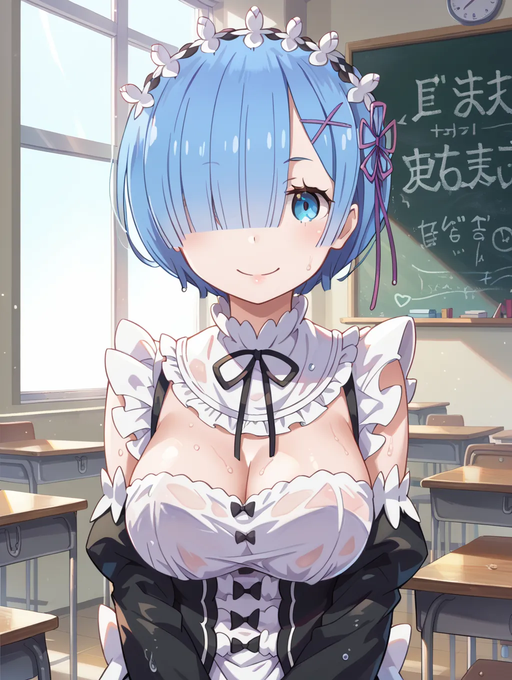 リゼロに登場するレムちゃんのエッチなAIイラスト画像400枚まとめ！(7ページ目)の25枚目の画像です。