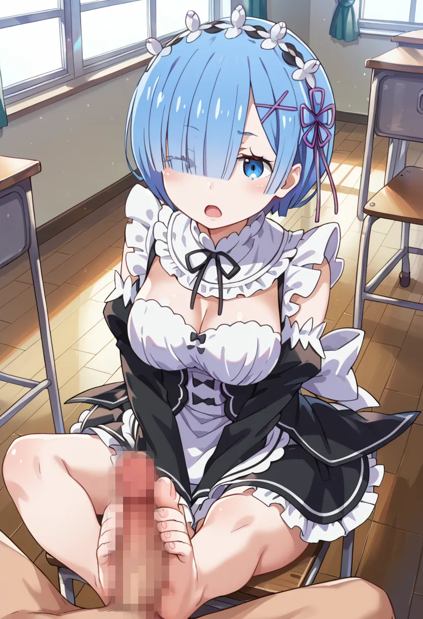リゼロに登場するレムちゃんのエッチなAIイラスト画像400枚まとめ！(7ページ目)の32枚目の画像です。