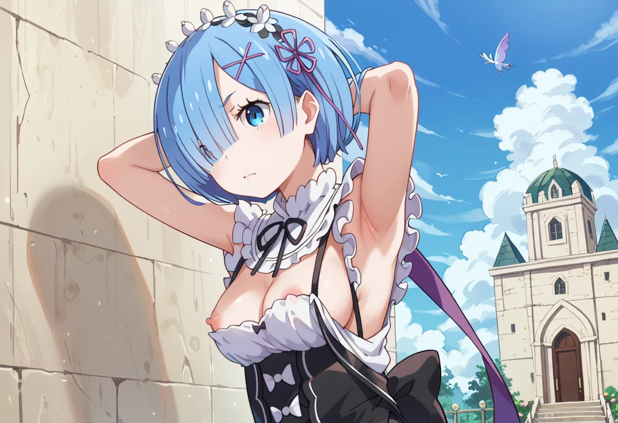 リゼロに登場するレムちゃんのエッチなAIイラスト画像400枚まとめ！(7ページ目)の33枚目の画像です。