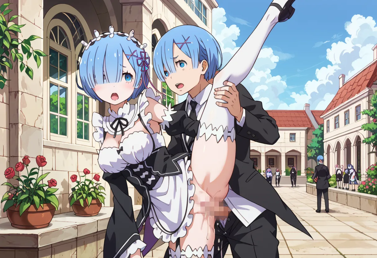 リゼロに登場するレムちゃんのエッチなAIイラスト画像400枚まとめ！(9ページ目)の8枚目の画像です。