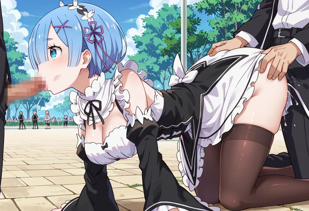 リゼロに登場するレムちゃんのエッチなAIイラスト画像400枚まとめ！(10ページ目)の5枚目の画像です。