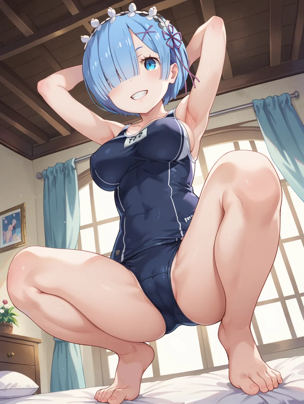 リゼロに登場するレムちゃんのエッチなAIイラスト画像400枚まとめ！(10ページ目)の35枚目の画像です。