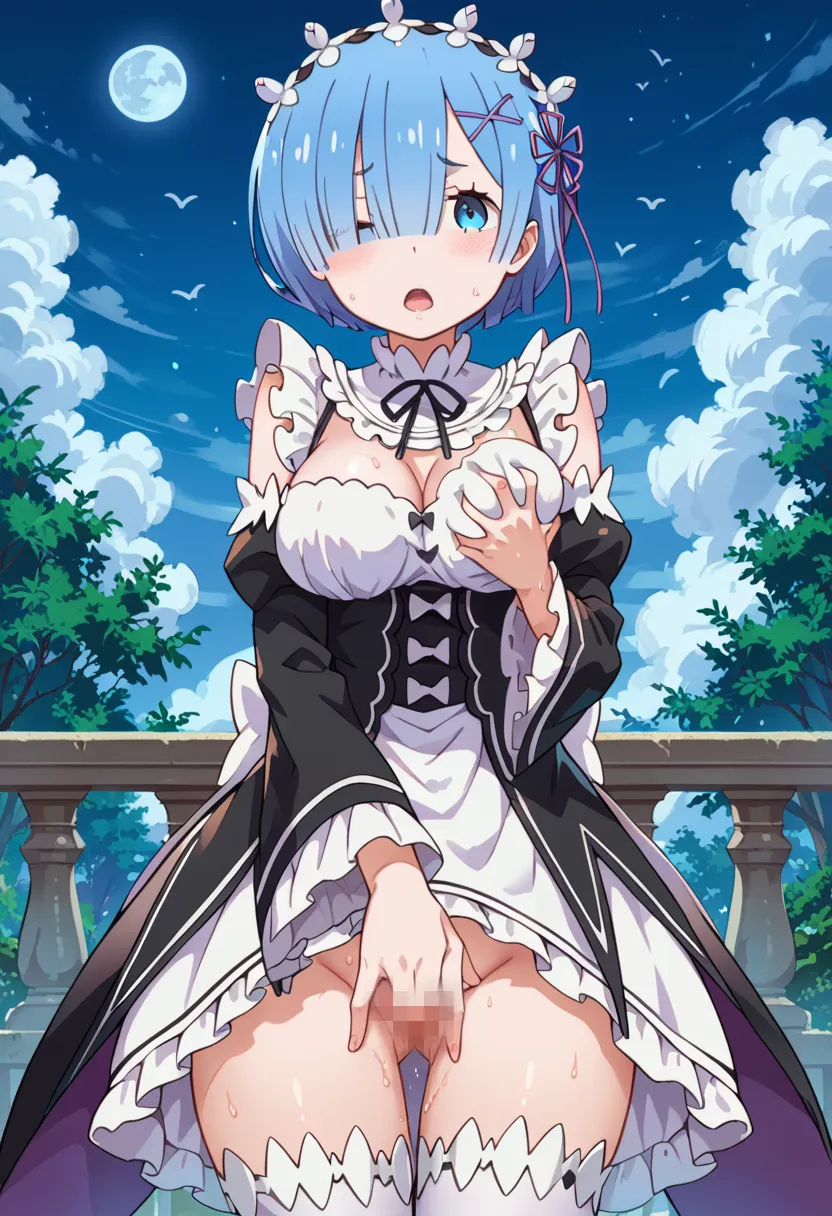 リゼロに登場するレムちゃんのエッチなAIイラスト画像400枚まとめ！(2ページ目)の32枚目の画像です。