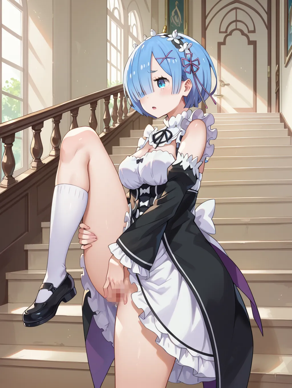 リゼロに登場するレムちゃんのエッチなAIイラスト画像400枚まとめ！の10枚目の画像です。