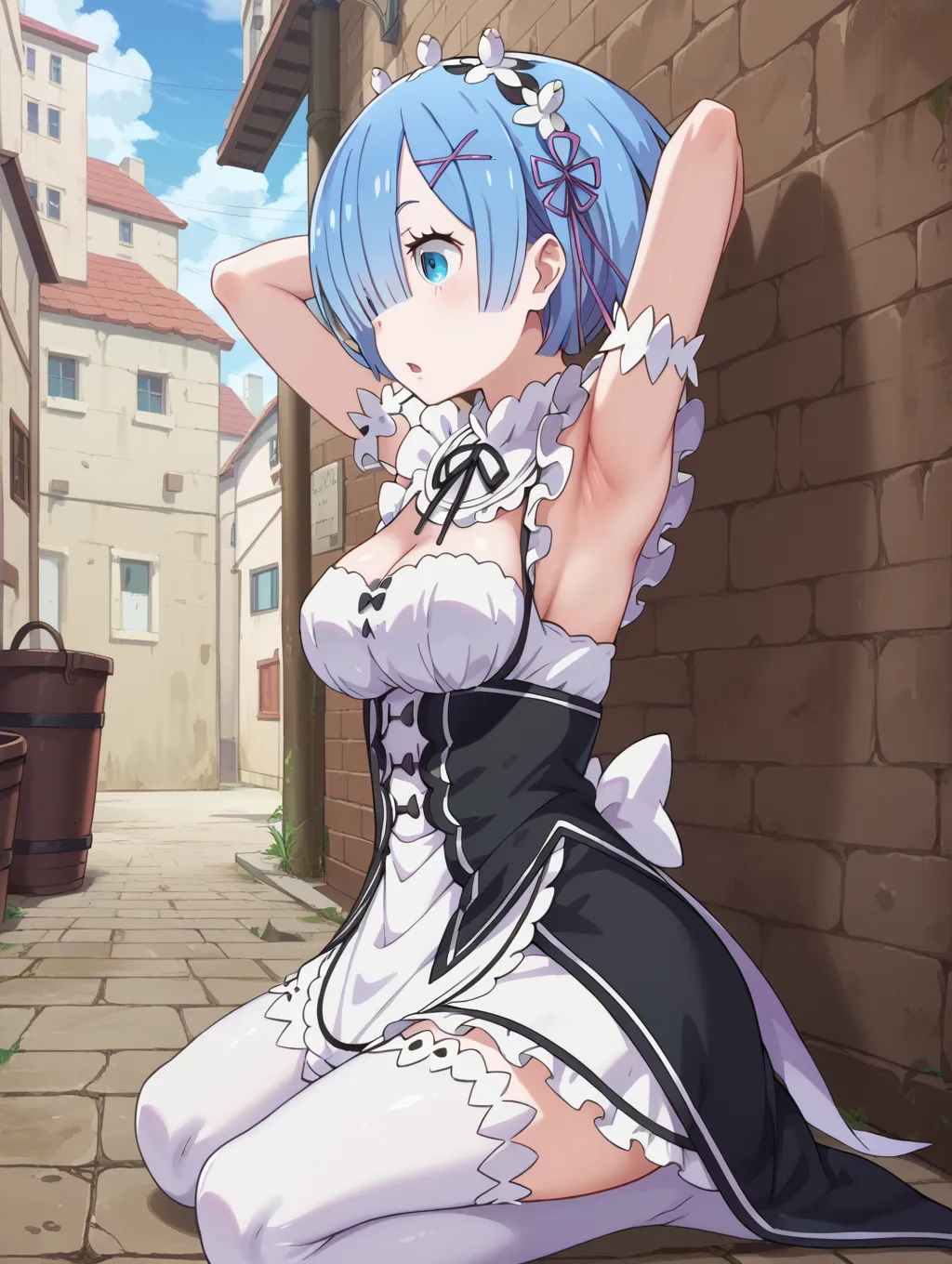 リゼロに登場するレムちゃんのエッチなAIイラスト画像400枚まとめ！(3ページ目)の34枚目の画像です。