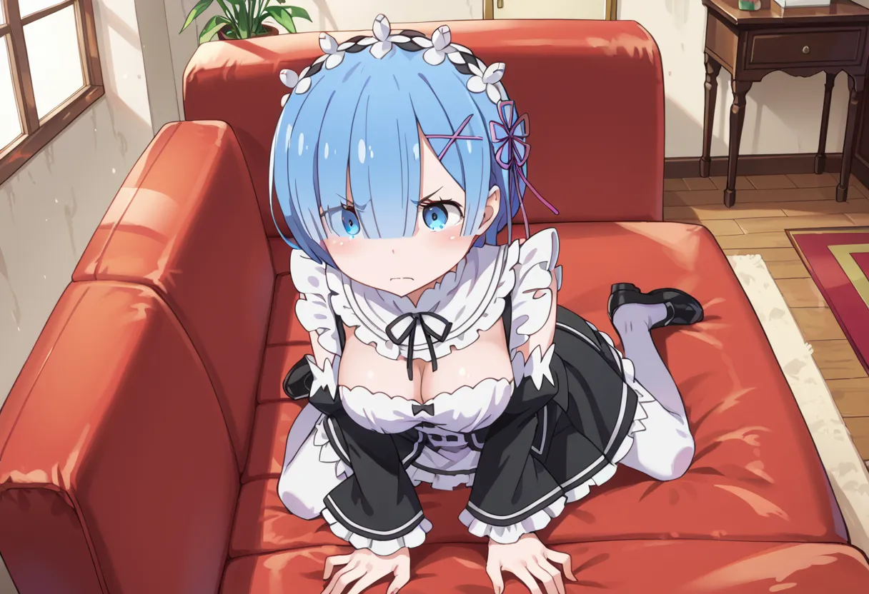リゼロに登場するレムちゃんのエッチなAIイラスト画像400枚まとめ！(4ページ目)の37枚目の画像です。