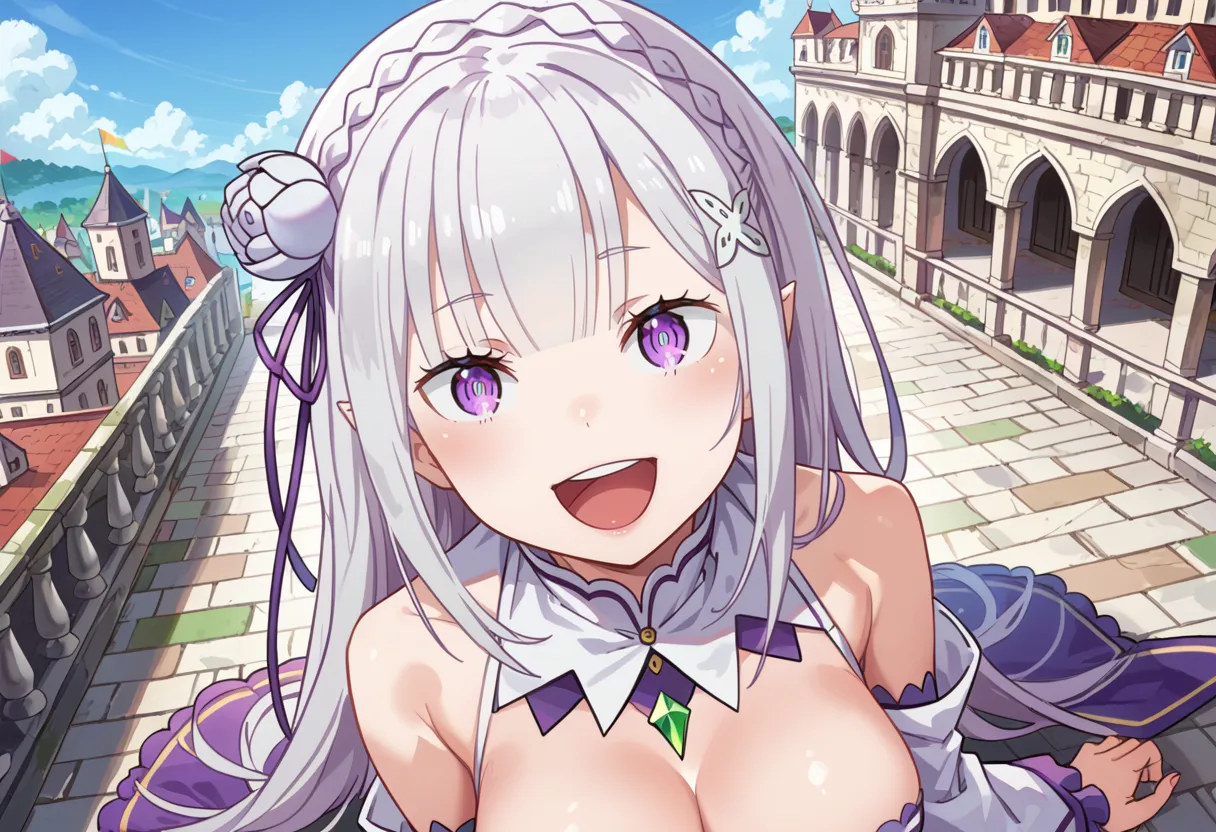 リゼロに登場するエミリアちゃんのエッチなAIイラスト画像320枚まとめ！の23枚目の画像です。
