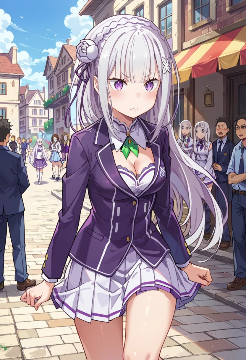リゼロに登場するエミリアちゃんのエッチなAIイラスト画像320枚まとめ！(5ページ目)の26枚目の画像です。