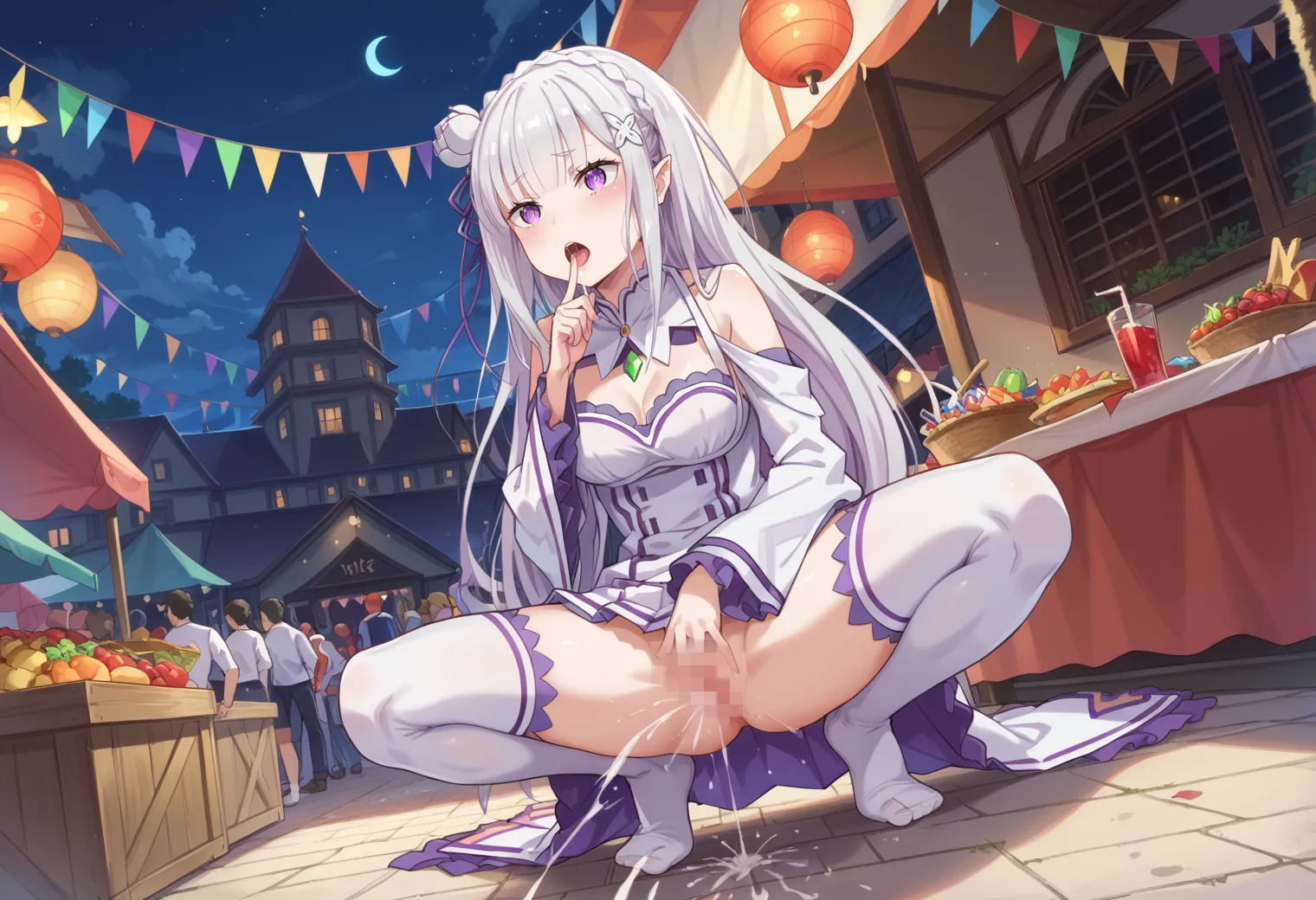 リゼロに登場するエミリアちゃんのエッチなAIイラスト画像320枚まとめ！の28枚目の画像です。