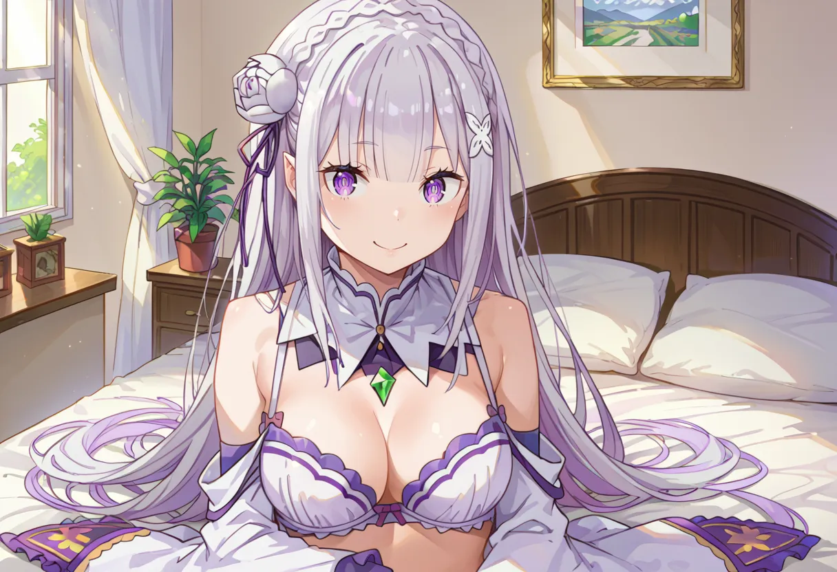 リゼロに登場するエミリアちゃんのエッチなAIイラスト画像320枚まとめ！(6ページ目)の30枚目の画像です。