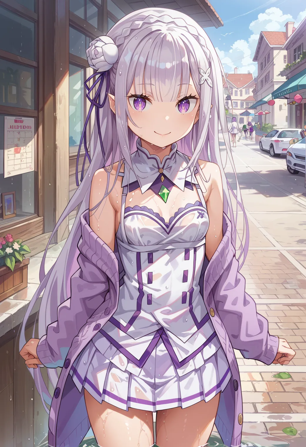 リゼロに登場するエミリアちゃんのエッチなAIイラスト画像320枚まとめ！(7ページ目)の22枚目の画像です。