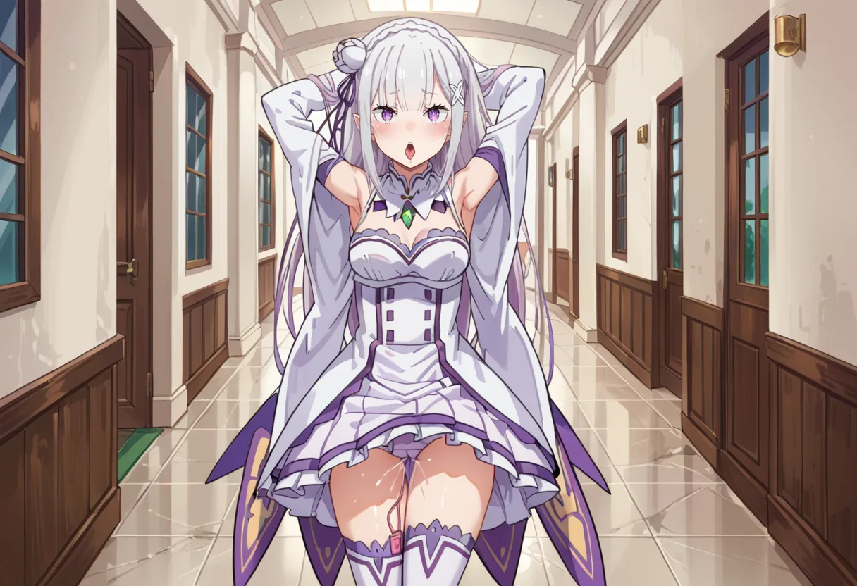 リゼロに登場するエミリアちゃんのエッチなAIイラスト画像320枚まとめ！(8ページ目)の7枚目の画像です。