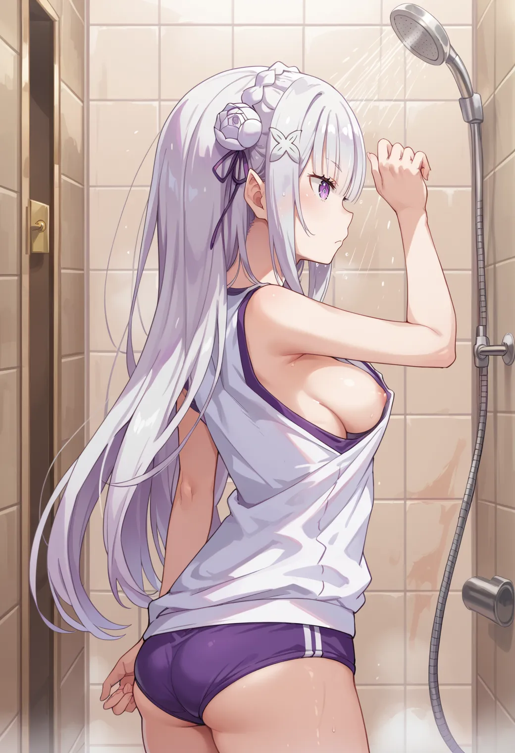 リゼロに登場するエミリアちゃんのエッチなAIイラスト画像320枚まとめ！(8ページ目)の11枚目の画像です。