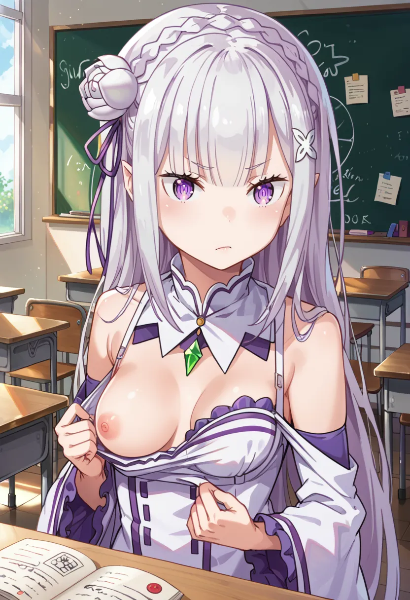 リゼロに登場するエミリアちゃんのエッチなAIイラスト画像320枚まとめ！(8ページ目)の20枚目の画像です。