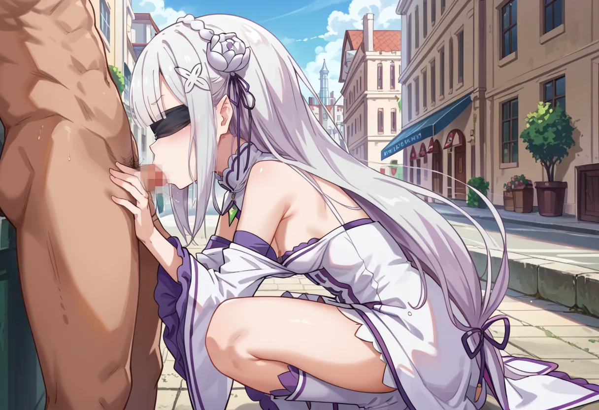 リゼロに登場するエミリアちゃんのエッチなAIイラスト画像320枚まとめ！(8ページ目)の28枚目の画像です。