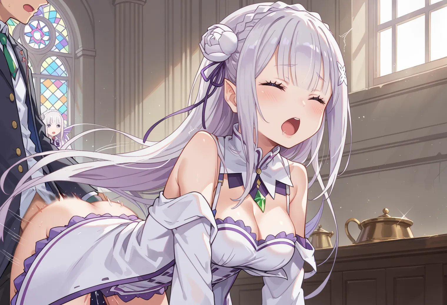 リゼロに登場するエミリアちゃんのエッチなAIイラスト画像320枚まとめ！(8ページ目)の30枚目の画像です。