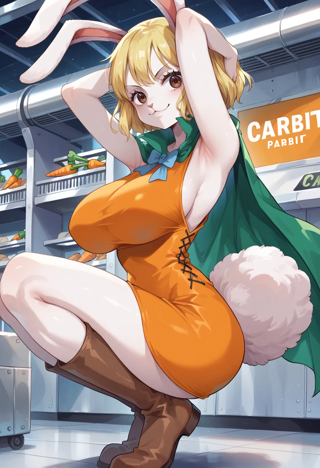 性癖を破壊するエロさ？！ワンピースに登場するキャロットちゃんAIエロ画像440枚まとめ！(7ページ目)の34枚目の画像です。