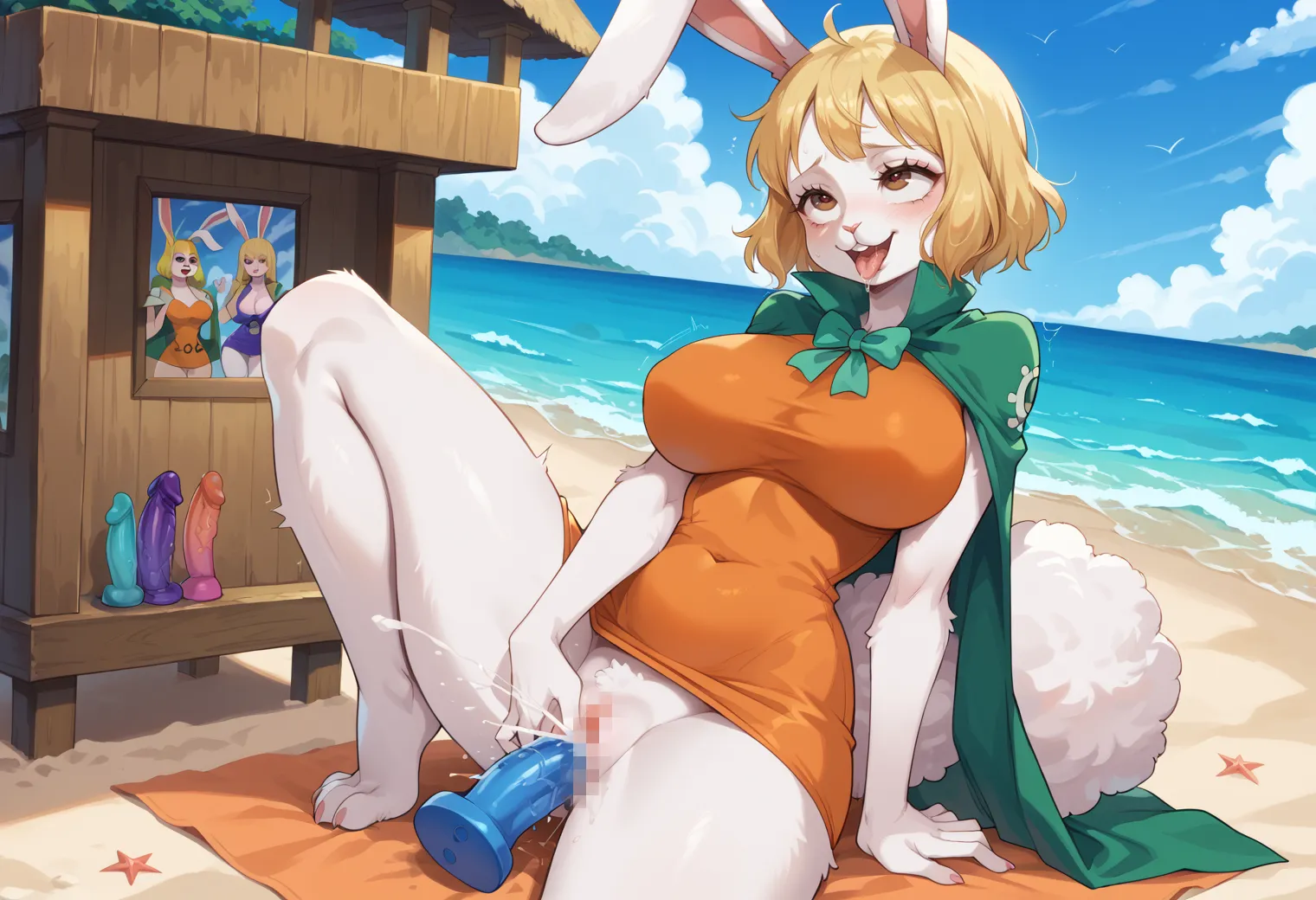 性癖を破壊するエロさ？！ワンピースに登場するキャロットちゃんAIエロ画像440枚まとめ！(2ページ目)の7枚目の画像です。