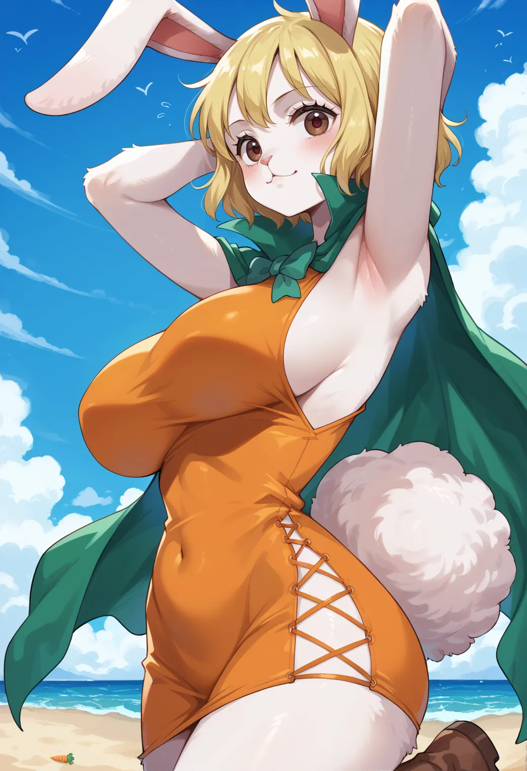 性癖を破壊するエロさ？！ワンピースに登場するキャロットちゃんAIエロ画像440枚まとめ！(4ページ目)の21枚目の画像です。