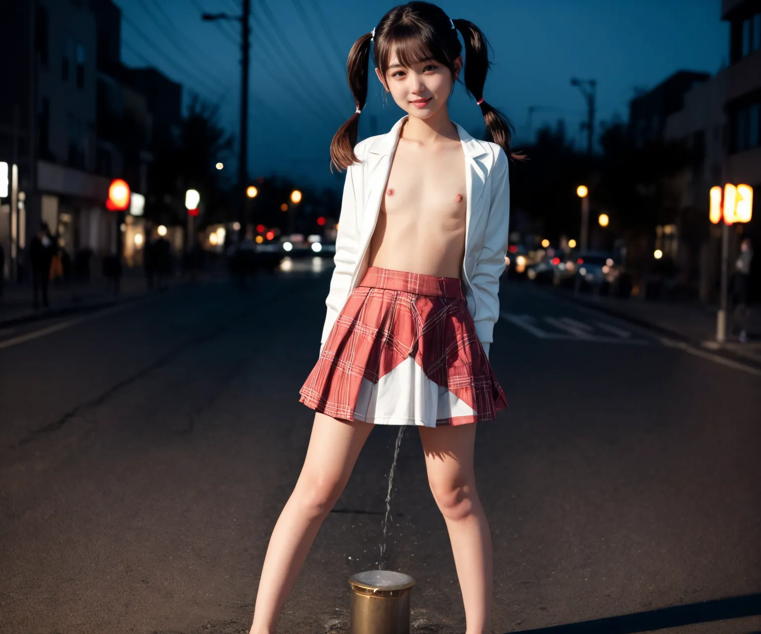 童顔貧乳美少女たちが好き勝手に放尿しちゃうAIエロ画像332枚まとめ！の33枚目の画像です。