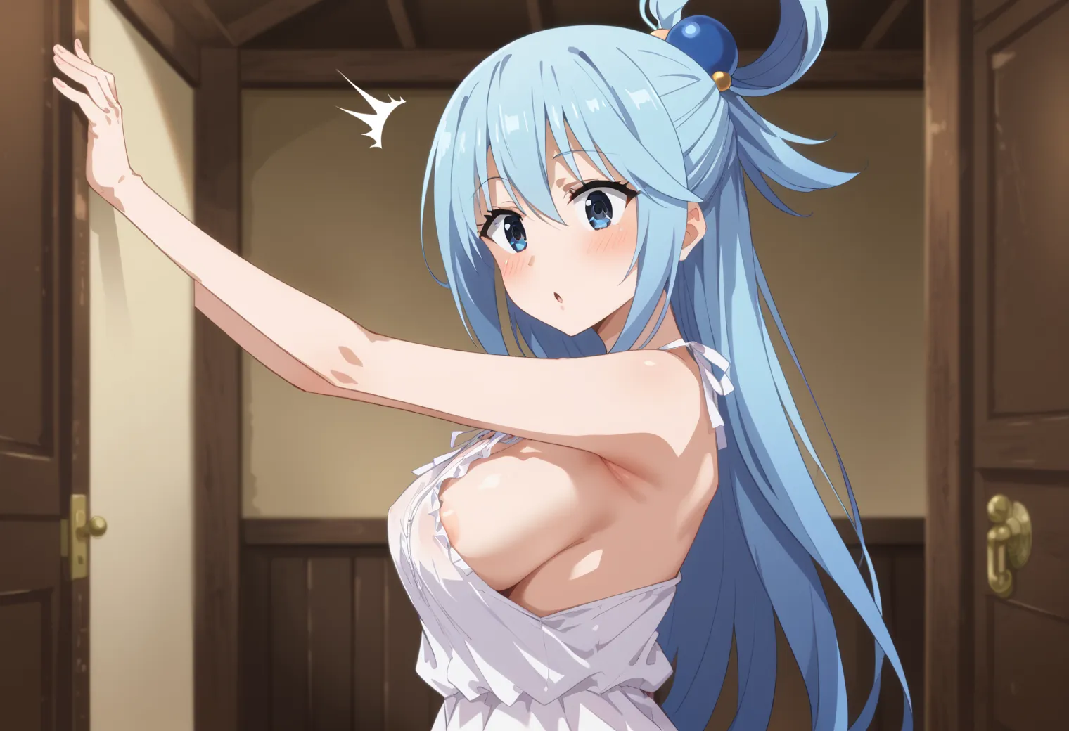 このすばに登場する駄女神なアクアちゃんのエッチなAIイラストエロ画像432枚まとめ！(3ページ目)の5枚目の画像です。