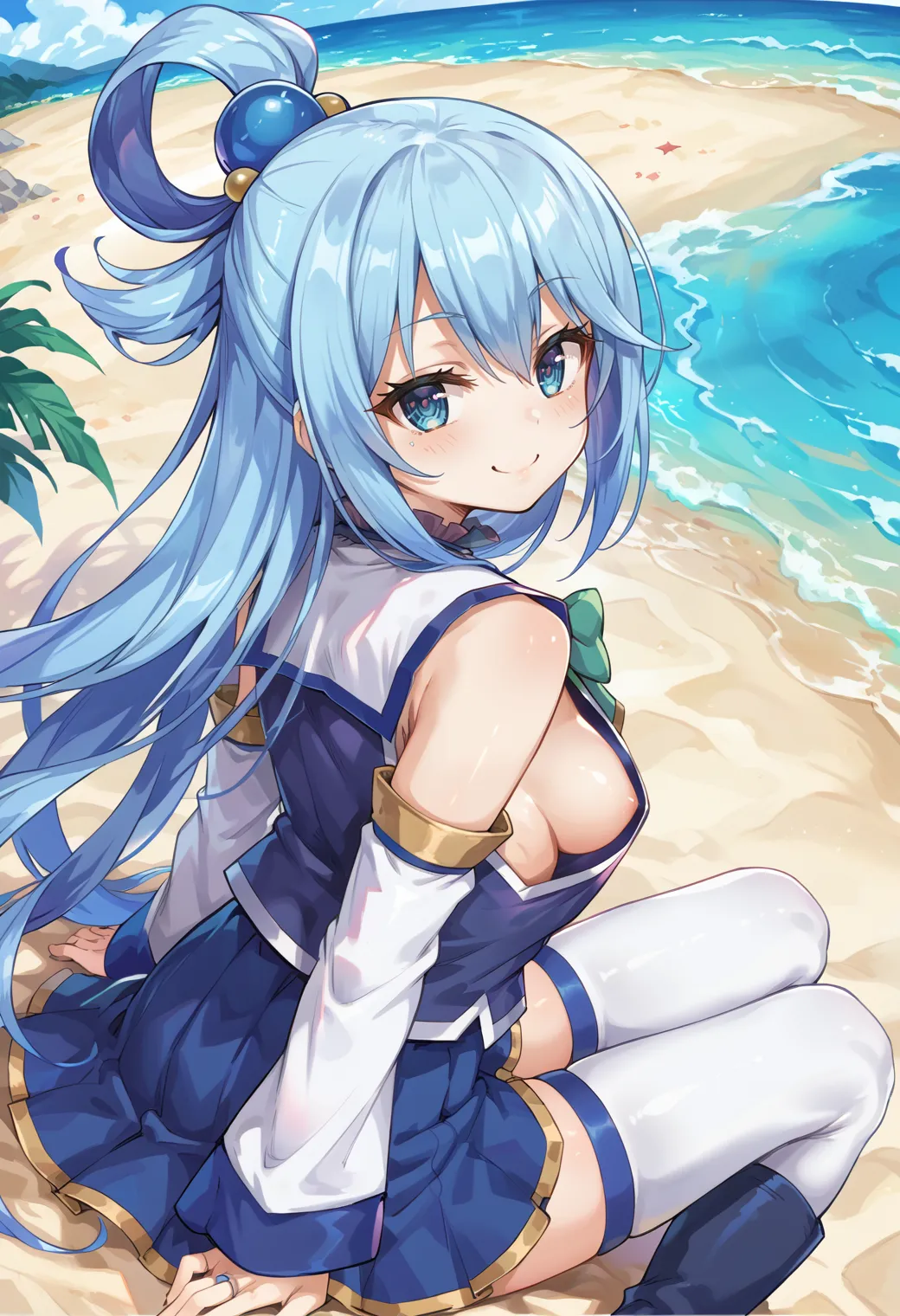このすばに登場する駄女神なアクアちゃんのエッチなAIイラストエロ画像432枚まとめ！(3ページ目)の15枚目の画像です。