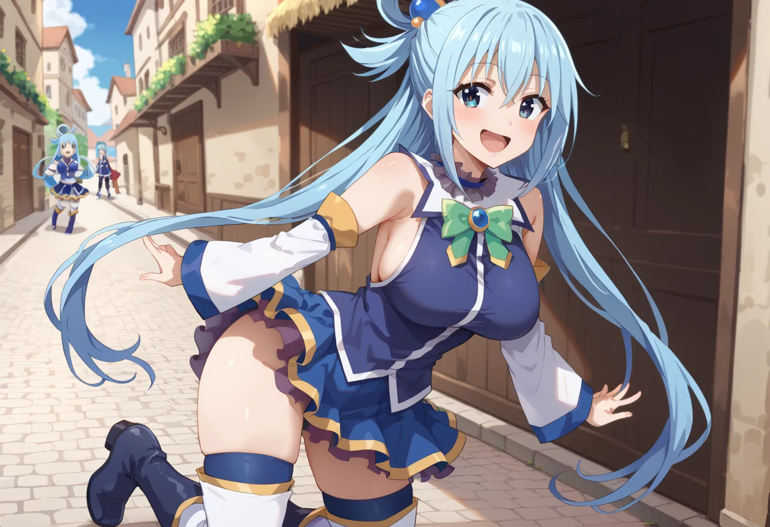 このすばに登場する駄女神なアクアちゃんのエッチなAIイラストエロ画像432枚まとめ！(3ページ目)の20枚目の画像です。