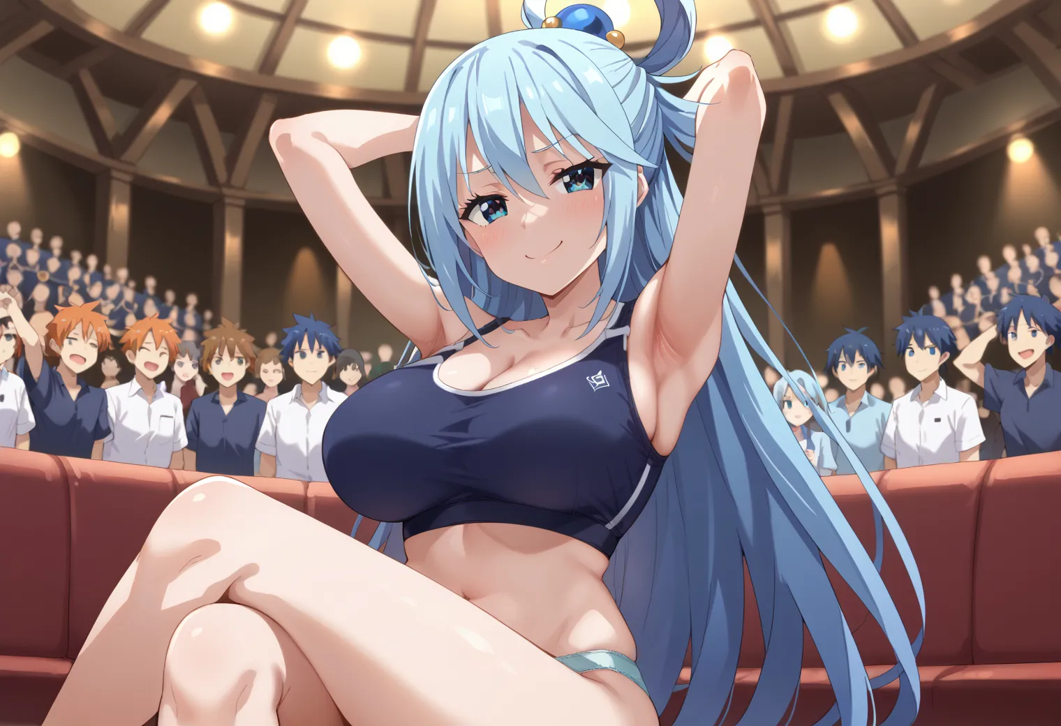 このすばに登場する駄女神なアクアちゃんのエッチなAIイラストエロ画像432枚まとめ！(3ページ目)の24枚目の画像です。