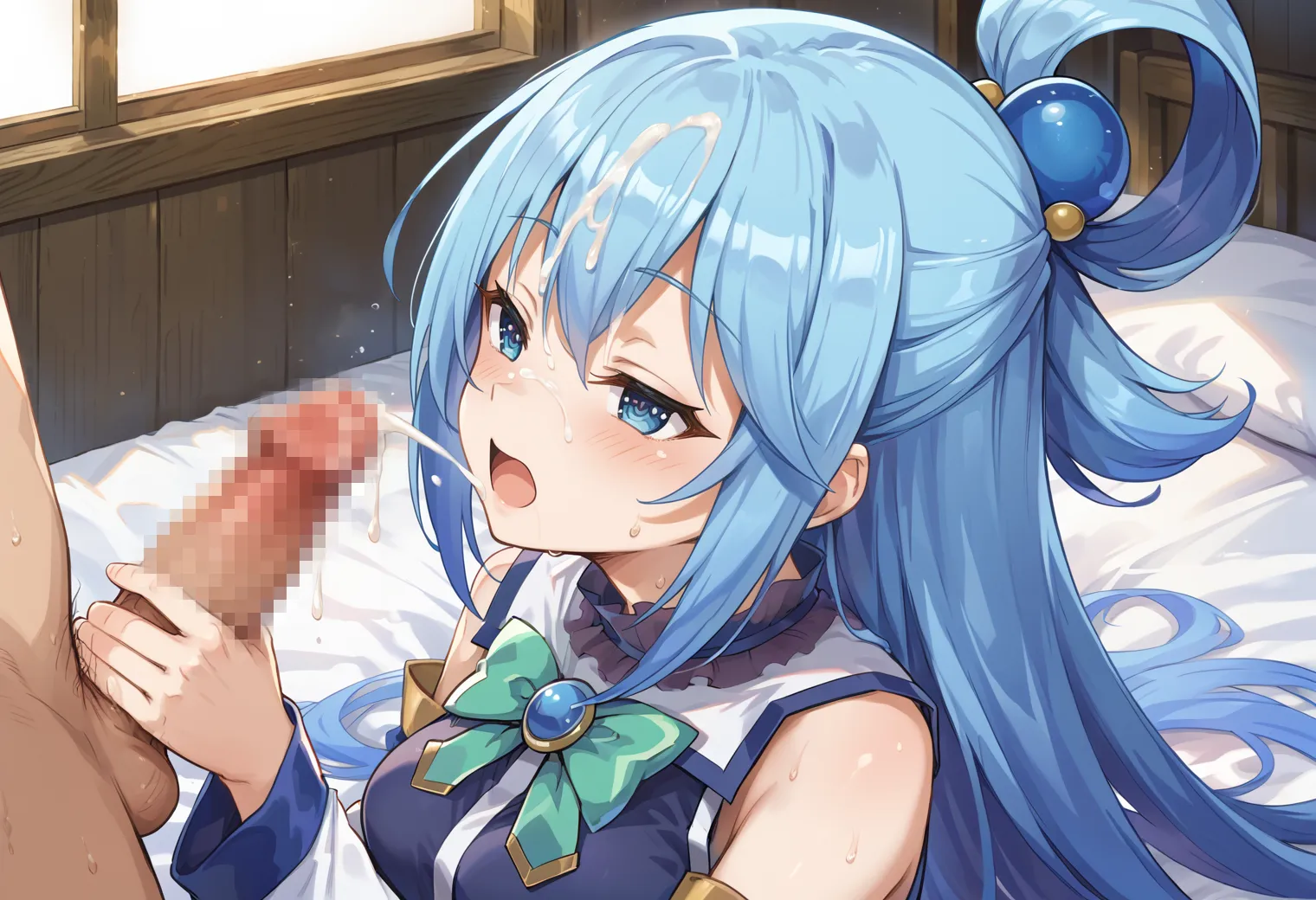 このすばに登場する駄女神なアクアちゃんのエッチなAIイラストエロ画像432枚まとめ！(6ページ目)の40枚目の画像です。