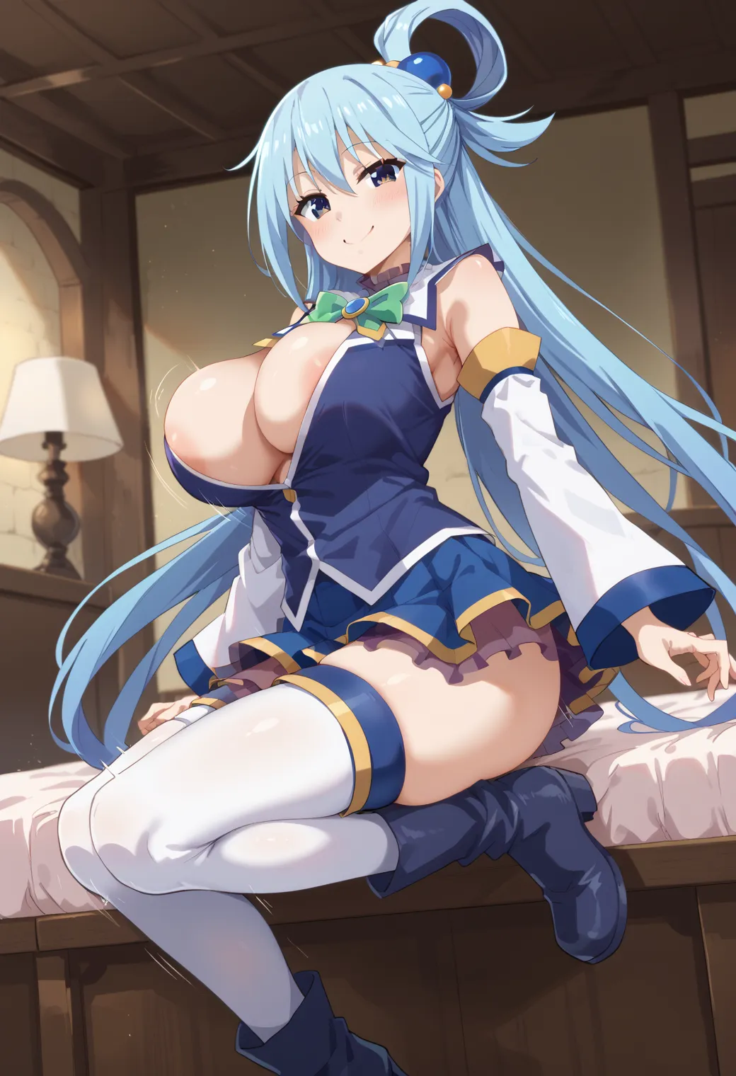 このすばに登場する駄女神なアクアちゃんのエッチなAIイラストエロ画像432枚まとめ！(4ページ目)の38枚目の画像です。
