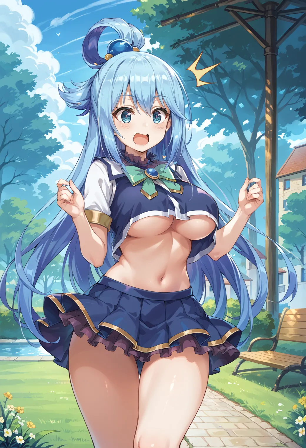 このすばに登場する駄女神なアクアちゃんのエッチなAIイラストエロ画像432枚まとめ！(4ページ目)の40枚目の画像です。