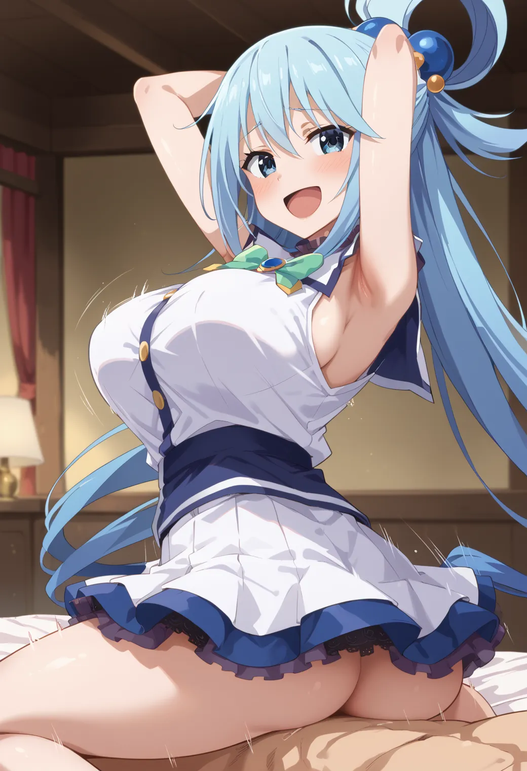 このすばに登場する駄女神なアクアちゃんのエッチなAIイラストエロ画像432枚まとめ！(5ページ目)の2枚目の画像です。